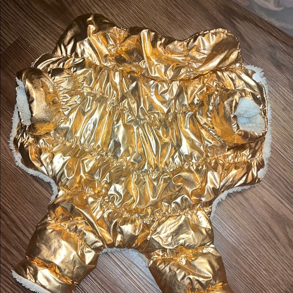 SHEIN Gold Dog Jacket - Picture 1 of 2